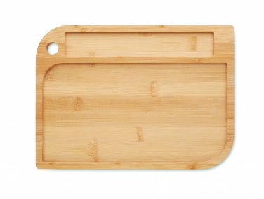 Logo trade promotional products image of: Meal plate in bamboo
